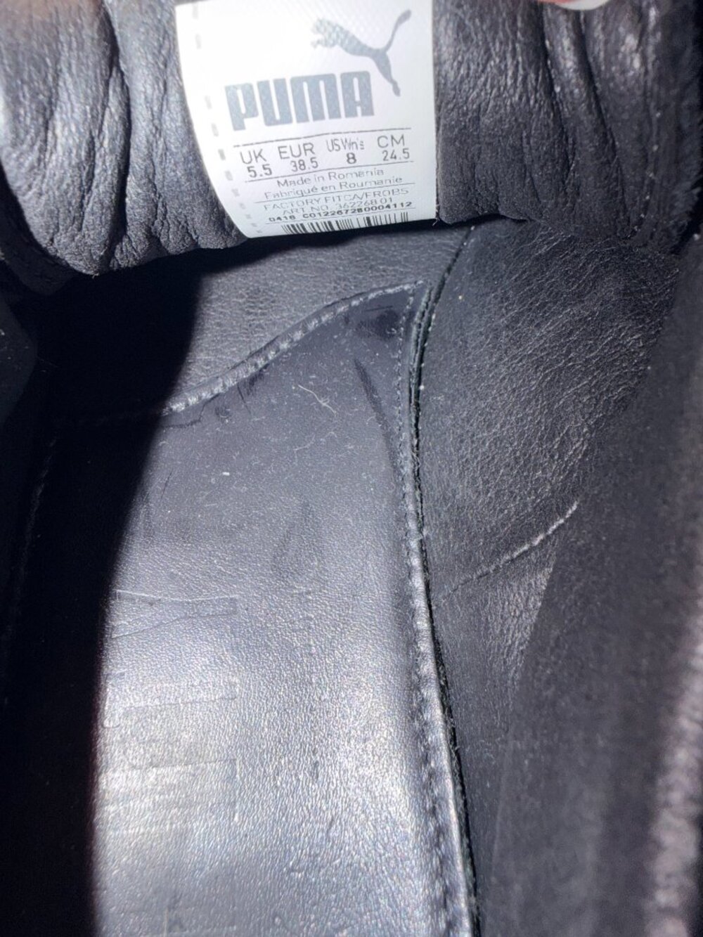PUMA X Rihanna FENTY Creeper Suede Black Satin - Picture 7 of 7